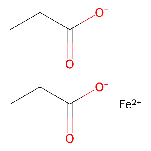Propanoic acid, iron(2+) salt (2:1) structure