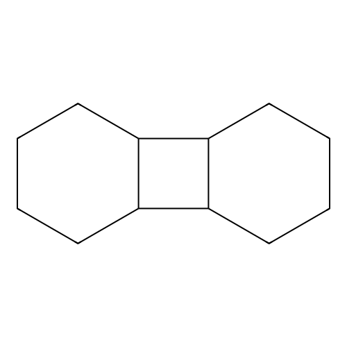 十二氢联苯烯 structure