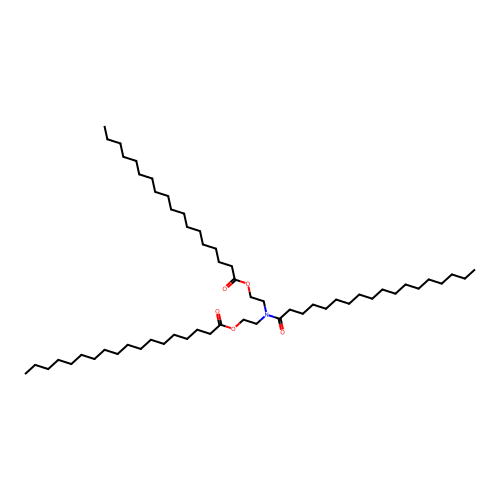Diethanolamine distearate stearamide structure