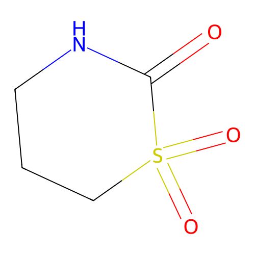 1,3-噻嗪烷-2-酮1,1-二氧化物 structure