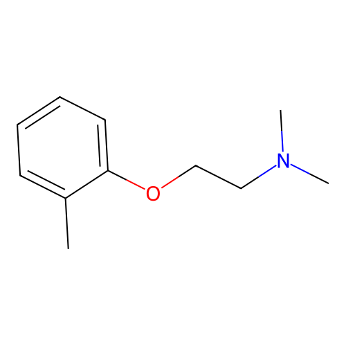Ethanamine, N,N-dimethyl-2-(2-methylphenoxy)- structure