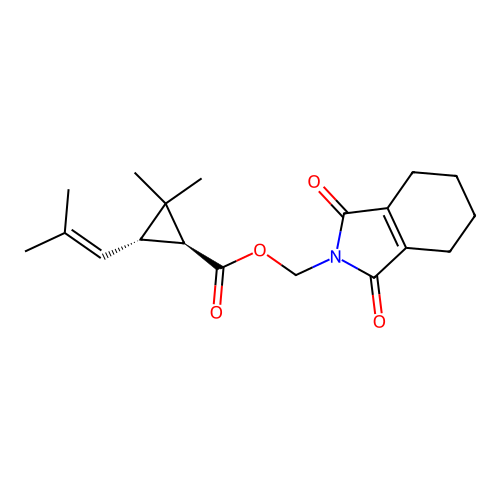 (-)-trans-Tetramethrin structure