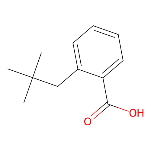 2-(2,2-Dimethylpropyl)benzoic acid structure