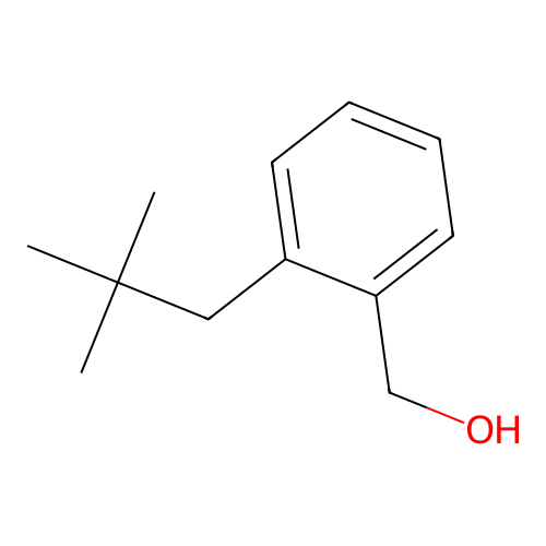 2-(2,2-Dimethylpropyl)benzenemethanol structure