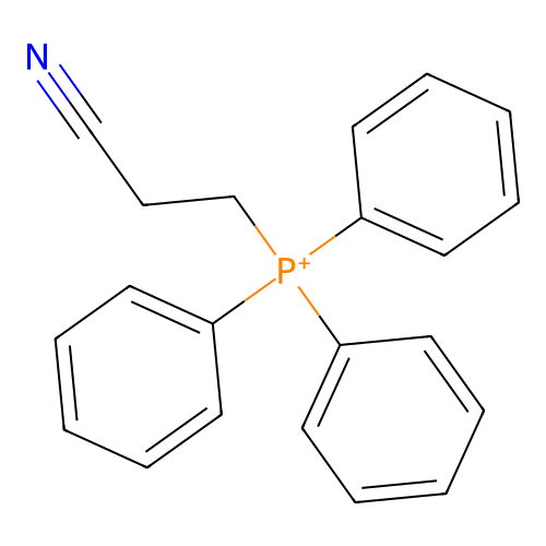 3-(Triphenylphosphoranyl)propanenitrile structure
