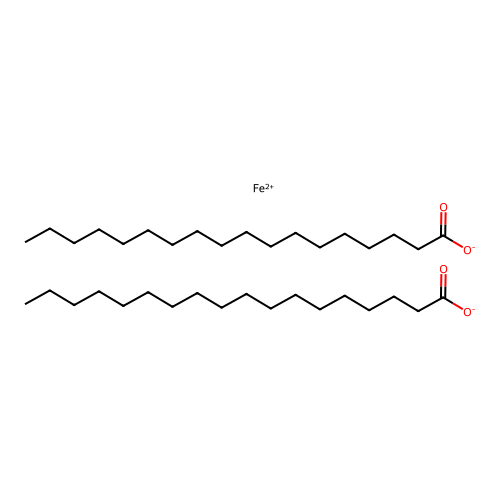 Ferrous stearate structure