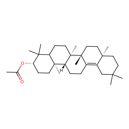 delta-Amyrin acetate structure