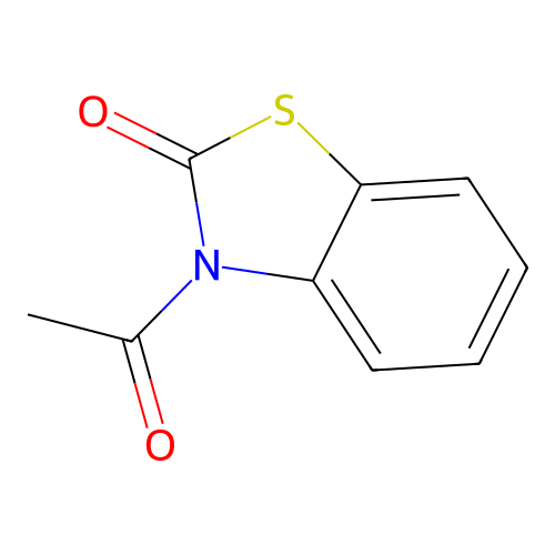 3-Acetyl-2-benzothiazolone structure