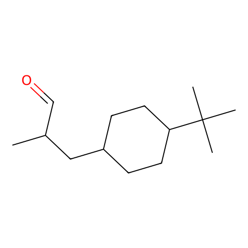 4-(tert-Butyl)-alpha-methylcyclohexanepropionaldehyde structure