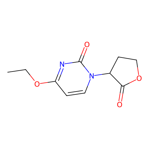 4-Ethoxy-1-(2-oxotetrahydrofuran-3-yl)pyrimidin-2(1h)-one structure