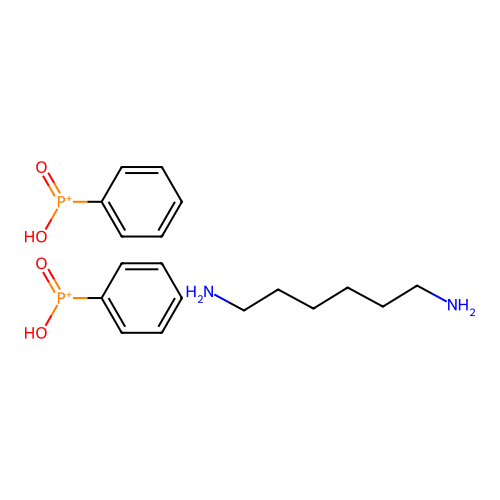 Phenylphosphinic acid, compound with hexane-1,6-diyldiamine (2:1) structure