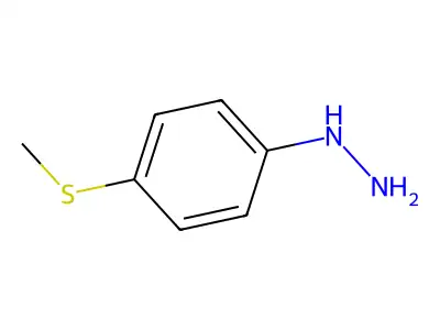 4-(Methylthio)phenylhydrazine structure