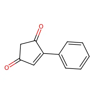 4-Phenyl-4-cyclopentene-1,3-dione structure