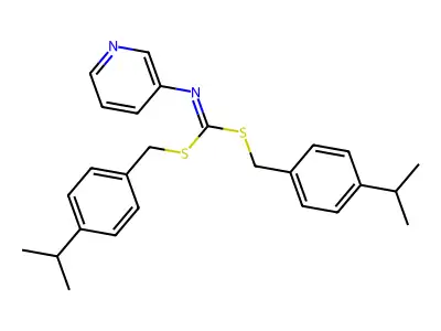 bis((4-3-pyridinylcarbonimidodithioate structure
