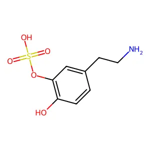 多巴胺3-O-硫酸盐 structure