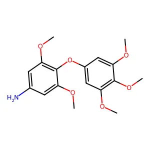 3,5-Dimethoxy-4-(3,4,5-trimethoxyphenoxy)aniline structure