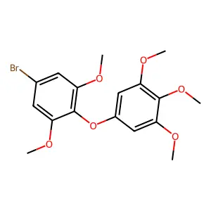 5-Bromo-1,3-dimethoxy-2-(3,4,5-trimethoxyphenoxy)benzene structure