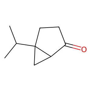 Bicyclo(3.1.0)hexan-2-one, 5-(1-methylethyl)- structure