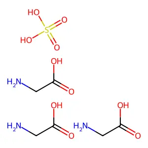 Triglycine sulfate structure