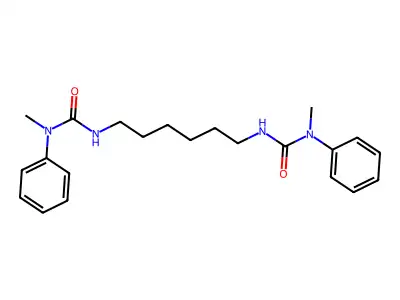 3,3'-Hexamethylenebis(1-methyl-1-phenylurea) structure