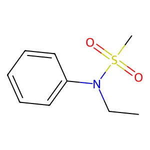N-ethyl-N-phenylmethanesulfonamide structure
