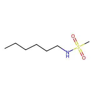 n-Hexylmethanesulfonamide structure