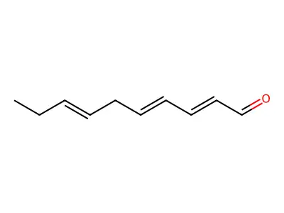 2,4,7-Decatrienal structure