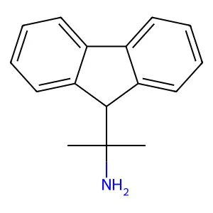 2-(9H-fluoren-9-yl)propan-2-amine structure