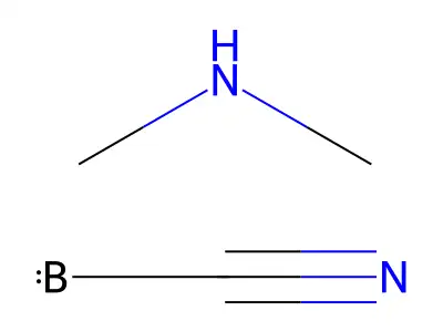 Dimethylamine-cyanoborane structure