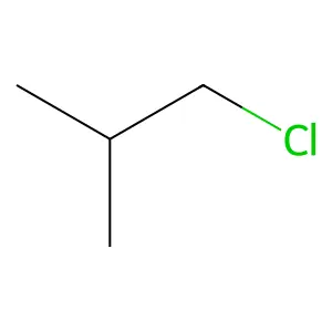 异丁基氯 structure