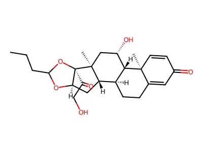 布地奈德 structure