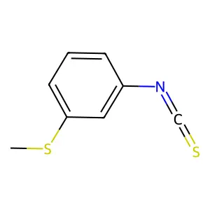 3-(Methylthio)phenyl isothiocyanate structure