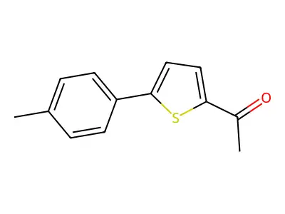1-[5-(4-Methylphenyl)-2-thienyl]ethanone structure