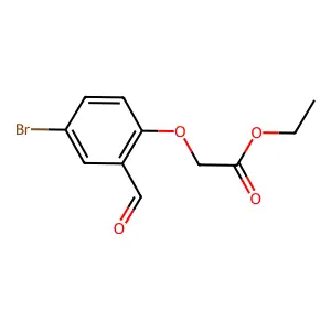 Ethyl (4-bromo-2-formylphenoxy)acetate structure