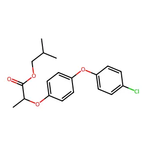 Clofop-isobutyl structure