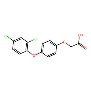 (4-(2,4-二氯苯氧基)苯氧基)乙酸 structure