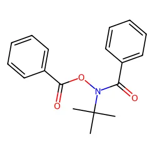N-(Benzoyloxy)-N-tert-butylbenzamide structure
