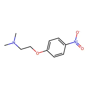 N,N-dimethyl-2-(4-nitrophenoxy)ethanamine structure