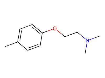 Ethanamine, N,N-dimethyl-2-(4-methylphenoxy)- structure