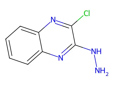 2-Chloro-3-hydrazinoquinoxaline structure