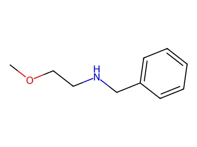 Benzyl(2-methoxyethyl)azanium structure
