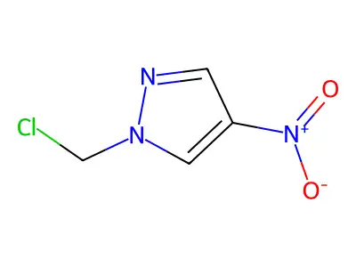 1-(chloromethyl)-4-nitro-1H-pyrazole structure