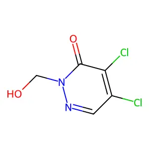 4,5-Dichloro-2-(hydroxymethyl)pyridazin-3(2H)-one structure