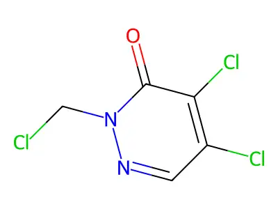 2-Chloromethyl-4,5-dichloropyridazin-3(2H)-one structure