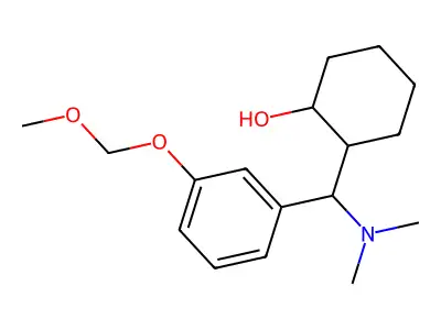 2-[(Dimethylamino)(3-methoxyphenyl)methyl]cyclohexan-1-OL structure