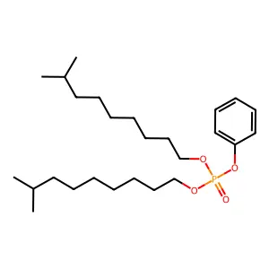 二异癸基苯基磷酸酯 structure