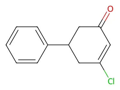 3-Chloro-5-phenylcyclohex-2-en-1-one structure