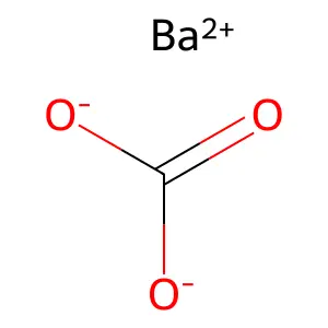 碳酸钡 structure