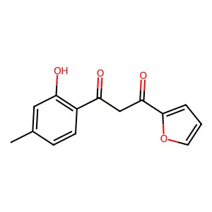 1-(Furan-2-yl)-3-(2-hydroxy-4-methylphenyl)propane-1,3-dione structure