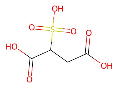 磺基丁二酸单钠盐 structure